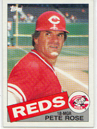 1985 Topps Baseball Cards      600     Pete Rose